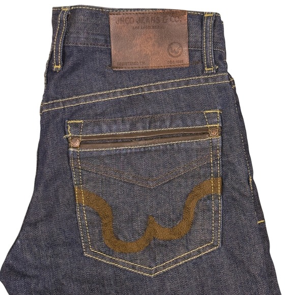 JNCO Jeans Slim Straight 101 Jeans Sz 31 Los Angeles Denim - Picture 1 of 11